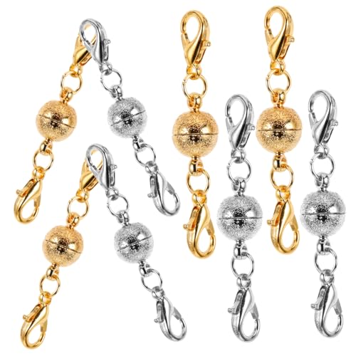Veemoon 8Stücke Magnetverschluss Verlängerungsset für Armbänder DIY Schmuck Zubehör Langlebige Kupferqualität für Projekte und Veemoon 8Stücke Magnetverschluss Verlängerungsset für Armbänder DIY Schmuck Zubehör Langlebige Kupferqualität für Projekte und von Veemoon