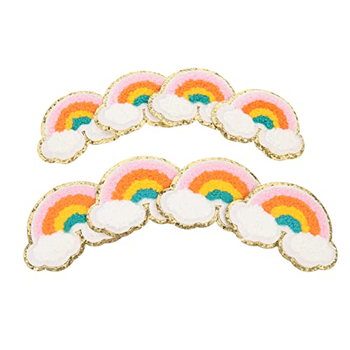 Veemoon 8Stücke Regenbogen Stickapplikationen für DIY Kleidung Bunte Aufnäher Chenille zum Aufbügeln oder Aufnähen für Taschen Kleidung und Kunsthandwerk Veemoon 8Stücke Regenbogen Stickapplikationen für DIY Kleidung Bunte Aufnäher Chenille zum Aufbügeln oder Aufnähen für Taschen Kleidung und Kunsthandwerk von Veemoon