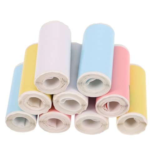 Veemoon 9 Rollen Selbstklebendes Thermopapier Klare Druckqualität Starke Haftung Vielseitig für Büroetiketten Versandaufkleber und DIY projekte Langlebige Thermopapierrolle für Veemoon 9 Rollen Selbstklebendes Thermopapier Klare Druckqualität Starke Haftung Vielseitig für Büroetiketten Versandaufkleber und DIY projekte Langlebige Thermopapierrolle für von Veemoon
