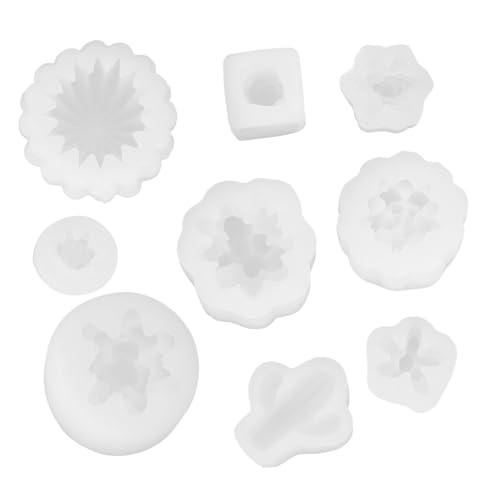 Veemoon 9 Stück Teiliges Silikonformen Kaktus Sukkulenten DIY Kerzen Gießformen Handgemachte Duftkerzen Seifen Formen Flexibel Langlebig Sicher für Kerzenherstellung und Bastelprojekte Veemoon 9 Stück Teiliges Silikonformen Kaktus Sukkulenten DIY Kerzen Gießformen Handgemachte Duftkerzen Seifen Formen Flexibel Langlebig Sicher für Kerzenherstellung und Bastelprojekte von Veemoon