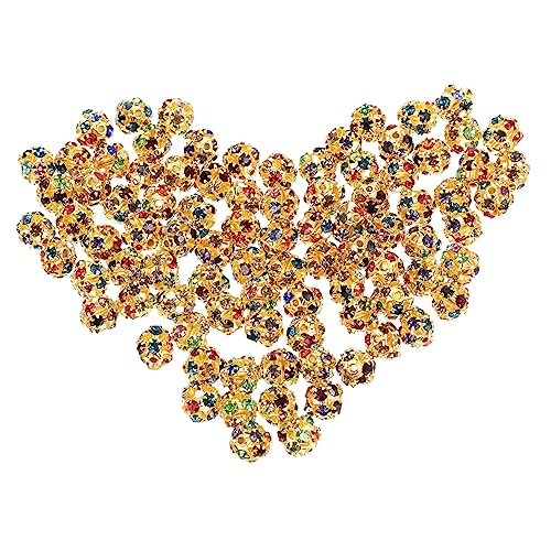 Veemoon 90 Stück Diy Strassperlen Abstandshalter für Schmuckherstellung Goldene Mischdiamanten für Armbänder und Handgefertigte Bastelarbeiten Langlebig und Tragbar Veemoon 90 Stück Diy Strassperlen Abstandshalter für Schmuckherstellung Goldene Mischdiamanten für Armbänder und Handgefertigte Bastelarbeiten Langlebig und Tragbar von Veemoon