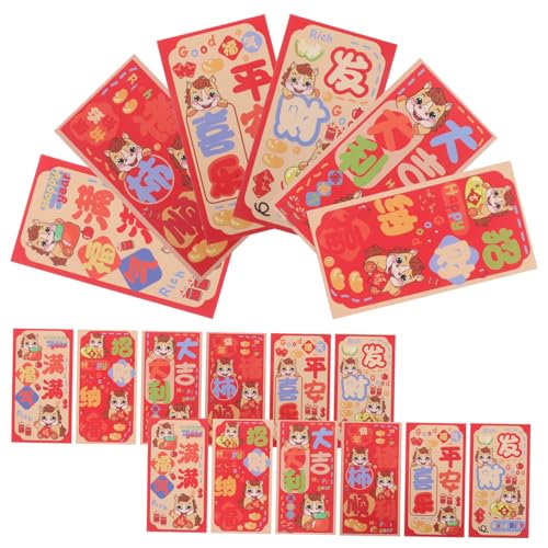 Veemoon 90 Stück Rote Umschläge Jahr Des Pferdes Hong Bao Glücksgeldumschläge Chinesische Neujahrsumschläge Für Hochzeit Geburtstag Frühlingsfest Geschenkumschläge von Veemoon