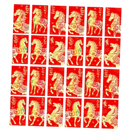 Veemoon 96 Stück Teiliges Chinesische Neujahrsumschläge Rote Umschläge Horse Year Design Papierumschläge für Hochzeit Frühlingsfest und Feierlichkeiten Veemoon 96 Stück Teiliges Chinesische Neujahrsumschläge Rote Umschläge Horse Year Design Papierumschläge für Hochzeit Frühlingsfest und Feierlichkeiten von Veemoon