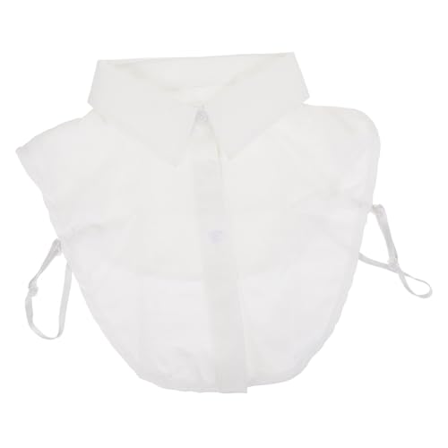 Veemoon Abnehmbarer Falscher Kragen Damen Dekorativer Bubikragen aus Chiffon Elastischer Krageneinsatz Vielseitig Kombinierbar Leichter Fake Collar für Blusen und Shirts Veemoon Abnehmbarer Falscher Kragen Damen Dekorativer Bubikragen aus Chiffon Elastischer Krageneinsatz Vielseitig Kombinierbar Leichter Fake Collar für Blusen und Shirts von Veemoon
