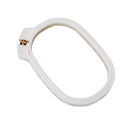 Veemoon Abs Stickrahmen Set Cremiges Weiß Kreuzstich Stickerei Rahmen für Anfänger und Elastischer Glatter Stickring für DIY Handarbeiten Veemoon Abs Stickrahmen Set Cremiges Weiß Kreuzstich Stickerei Rahmen für Anfänger und Elastischer Glatter Stickring für DIY Handarbeiten von Veemoon