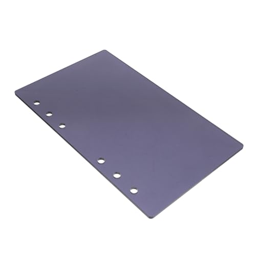 Veemoon Acryl Binder Hülle Nachfüllbar Wiederverwendbar Journal Planer Schutzcover Schwarz Praktisch Tragbar Für Notizbuch Organizer von Veemoon