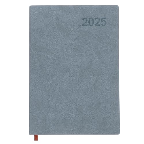Veemoon Akademisches Tagebuch Monats Wochenplaner PU Leder Hardcover Effiziente Organisation Tragbares Design Hellblau für Notizen von Veemoon