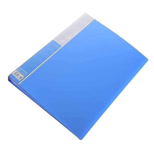 Veemoon Aktenordner Inhaber Von Bürodokumenten Datei Ordner Für Die Schule Binderordner Inhaber Von Studentendokumenten Bindemittel Portfolio-ordner A4 Halter Transparent Plastik Blue von Veemoon