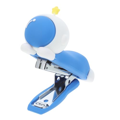 Veemoon Astronautenhefter süße Schreibtischutensilien Standardklammern schreibwaren Mini -Hefter Süßes Schreibtischdekor Mini-Briefpapierhefter Heimhefter Cartoon-Hefter PVC Blau von Veemoon