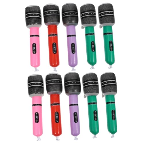 Veemoon Aufblasbares Mikrofon Set Für – 1 -5 Stücke - 25 Cm Langlebiges Kunststoffspielzeug Ideal Für Wasserpool Partys Und 80er/90er Jahre Mottopartys Spaß Für Kleine Stars Veemoon Aufblasbares Mikrofon Set Für – 1 -5 Stücke - 25 Cm Langlebiges Kunststoffspielzeug Ideal Für Wasserpool Partys Und 80er/90er Jahre Mottopartys Spaß Für Kleine Stars von Veemoon