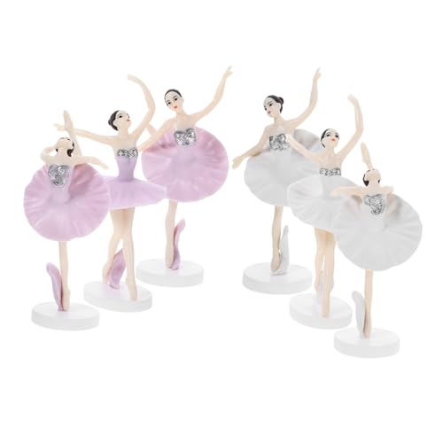 Veemoon Balletttänzer Figuren Set 6 Stück - Miniatur Ballett Mädchen Sammlerfiguren Als Dekoration Für - Kuchen Topper Oder Tischornament Für Weihnachten Geburtstage Und Veemoon Balletttänzer Figuren Set 6 Stück - Miniatur Ballett Mädchen Sammlerfiguren Als Dekoration Für - Kuchen Topper Oder Tischornament Für Weihnachten Geburtstage Und von Veemoon