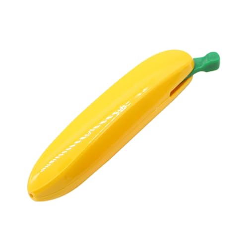 Veemoon Bananenkugelschreiber Fingerspitzenstift Taschenstift Kugelschreiber Stift Kugelschreiber Damenstift Kurzstift Ergonomische Stifte Kunststoff Gelb von Veemoon