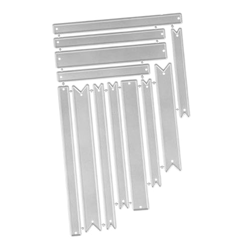 Veemoon Banner Cutting Hochwertigem Kohlenstoffstahl Vielseitiges Stanzformen Scrapbooking Papier Leder Stoff Verschiedene für Individuelle Etiketten und Dekorationen Veemoon Banner Cutting Hochwertigem Kohlenstoffstahl Vielseitiges Stanzformen Scrapbooking Papier Leder Stoff Verschiedene für Individuelle Etiketten und Dekorationen von Veemoon