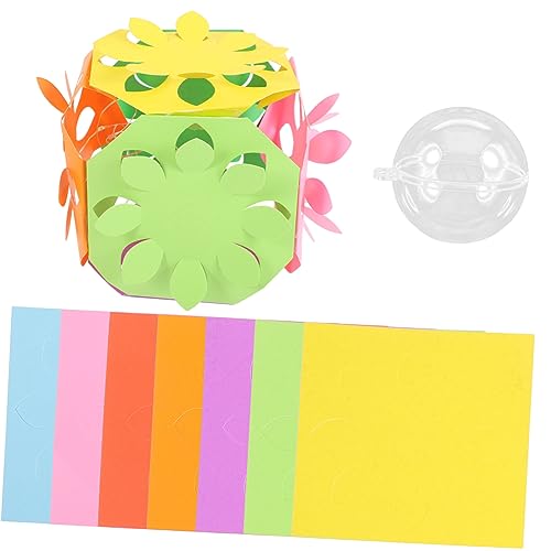 Veemoon Bastelset Papier Schneiden DIY Faltpapier Buntes Faltbares Papier Bastelset für für Basteln Kindergarten Kreative Handarbeit und Papierkunst von Veemoon