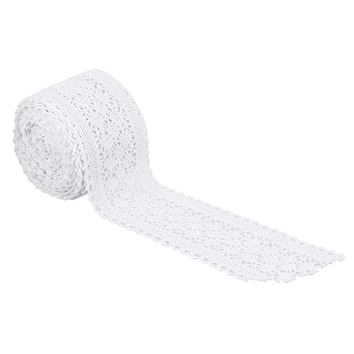Veemoon Baumwoll Spitzenband Weiß Breit Yards DIY Spitzenborte zum Nähen Kleidung Dekoration Haaraccessoires Hochzeit Scrapbooking Veemoon Baumwoll Spitzenband Weiß Breit Yards DIY Spitzenborte zum Nähen Kleidung Dekoration Haaraccessoires Hochzeit Scrapbooking von Veemoon