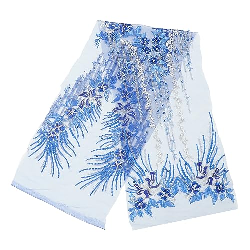 Veemoon Bestickte Spitzenapplikation Brautkleid Mesh Patch aus Langlebig und Vielseitig für DIY Kleidung für Hochzeitskleider Hüte Schuhe und Taschen Strahlendes von Veemoon