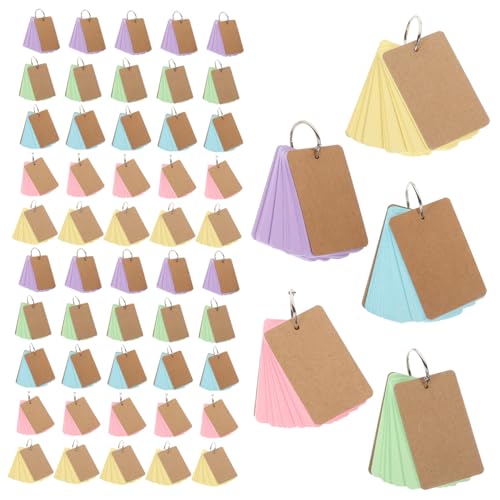 Veemoon Blanko Karteikarten mit Ringbindung pro Block Farbig Assortiert Gelb Blau Lila Grün Rosa Leichte Tragbare Notizkarten für Lernen DIY Basteln und Studium Veemoon Blanko Karteikarten mit Ringbindung pro Block Farbig Assortiert Gelb Blau Lila Grün Rosa Leichte Tragbare Notizkarten für Lernen DIY Basteln und Studium von Veemoon