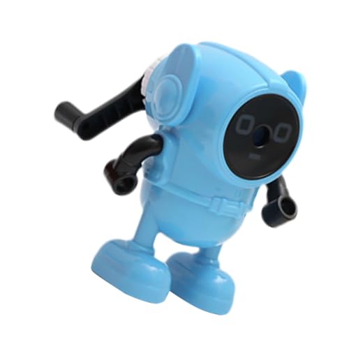 Veemoon Bleistiftspitzer Bleistiftspitzer Anspitzer lustiger Bleistiftspitzer Kinderschule skizzieren Party dosenspitzer pencil sharpener Schüler Handschärfer Plastik Blue von Veemoon