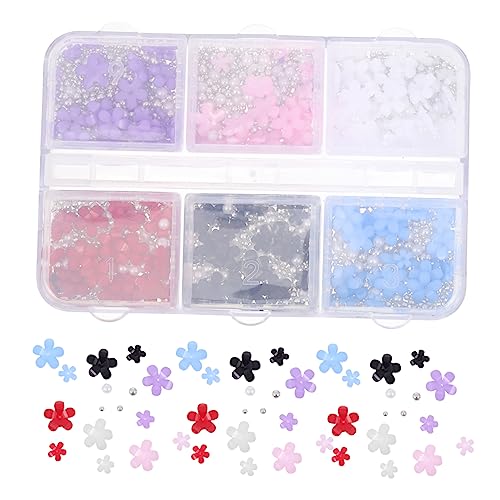 Veemoon Blumennagel Charms Box mit Gemischten Petal Blumen Nagelkunst Dekoren Hochwertige Leichte und Langlebige Nagelschmuckstücke für Kreative Nail Art Designs Veemoon Blumennagel Charms Box mit Gemischten Petal Blumen Nagelkunst Dekoren Hochwertige Leichte und Langlebige Nagelschmuckstücke für Kreative Nail Art Designs von Veemoon