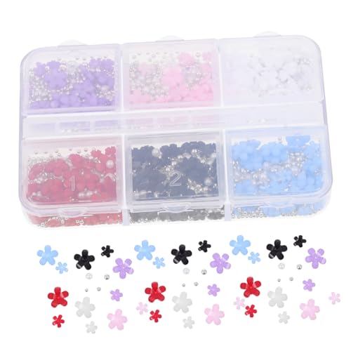 Veemoon Blumennagel Charms Fächer Box mit Gemischten Resin Blumen für Kreative Nail Art für Maniküristen DIY Nagelkunst und Bastelprojekte Veemoon Blumennagel Charms Fächer Box mit Gemischten Resin Blumen für Kreative Nail Art für Maniküristen DIY Nagelkunst und Bastelprojekte von Veemoon
