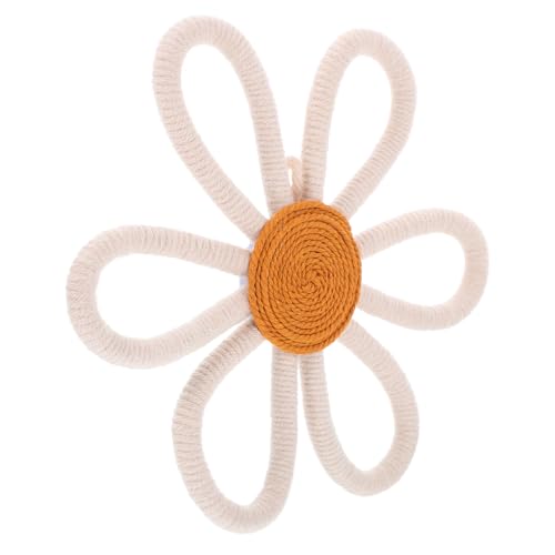 Veemoon Boho Gehäkelte Blumen Wanddekoration Baumwollseil Mittelgroße Weiße Floraler Wandbehang für Kinderzimmer Mädchenzimmer und Babyzimmer Langlebig und Stilvoll Veemoon Boho Gehäkelte Blumen Wanddekoration Baumwollseil Mittelgroße Weiße Floraler Wandbehang für Kinderzimmer Mädchenzimmer und Babyzimmer Langlebig und Stilvoll von Veemoon