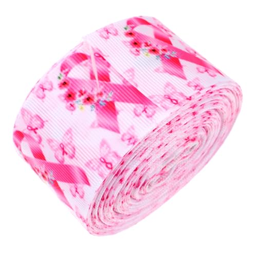 Veemoon Breast Cancer Awareness Ribbon DIY Hair Decor Ribbon For Female Supply Versatile Craft Accessory For Outdoor Headdress And Gift Projects von Veemoon