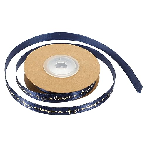 Veemoon Bunte DIY Geschenkband Dekorationsbänder für Hochzeitsprojekte Glänzendes Satinband Dunklem Blau zum Basteln von Blumenarrangements und Geschenkverpackungen Veemoon Bunte DIY Geschenkband Dekorationsbänder für Hochzeitsprojekte Glänzendes Satinband Dunklem Blau zum Basteln von Blumenarrangements und Geschenkverpackungen von Veemoon