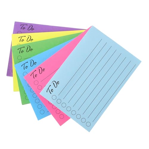 Veemoon Bunte Haftnotizen Selbstklebende Memo Pads Farben Blau Dunkelgrün Hellblau Gelb für Büro Schule und Alltag Leicht Ablösbar und Wiederverwendbar von Veemoon