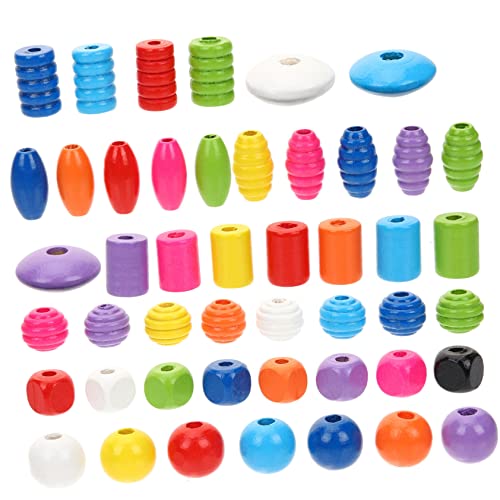 Veemoon Bunte Holzperlen für DIY Projekte mit Verschiedenen Formen und Farben Spacer Beads für Schmuck Basteln und Kreative Dekorationen Veemoon Bunte Holzperlen für DIY Projekte mit Verschiedenen Formen und Farben Spacer Beads für Schmuck Basteln und Kreative Dekorationen von Veemoon