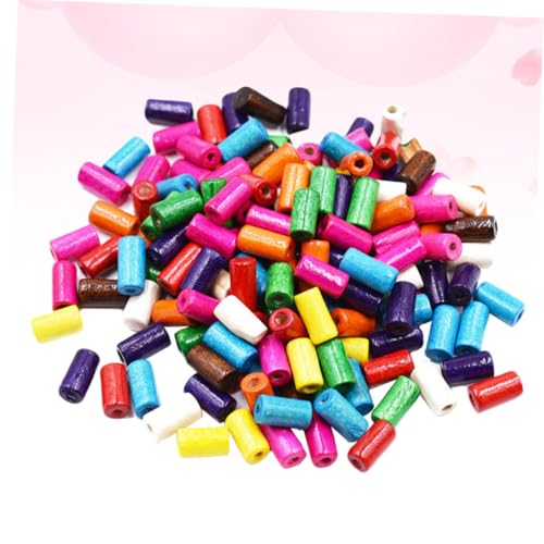 Veemoon Bunte Zylinderförmige Holzperlen Ca DIY Schmuckperlen Abstandshalter für Armbänder Halsketten Natürliche Farbige Bastelperlen für Heimdeko Veemoon Bunte Zylinderförmige Holzperlen Ca DIY Schmuckperlen Abstandshalter für Armbänder Halsketten Natürliche Farbige Bastelperlen für Heimdeko von Veemoon