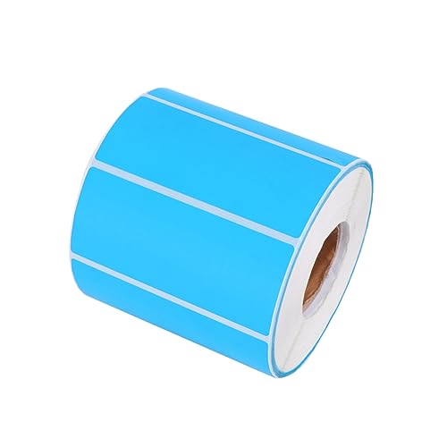 Veemoon Buntes Etikettpapier büromaterial office supplies Klebepapier stationery markus ertelt label Aufkleber farbig leer klebrig Etiketten Papieretikett selbstklebendes klebeetikett Blue von Veemoon