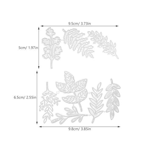 Veemoon Carbonstahl Stanzform Blattmotiv Robust Langlebig für Scrapbooking Kartengestaltung DIY Basteln Geschenkideen Vielseitige Metall stanzschablone Silber Veemoon Carbonstahl Stanzform Blattmotiv Robust Langlebig für Scrapbooking Kartengestaltung DIY Basteln Geschenkideen Vielseitige Metall stanzschablone Silber von Veemoon