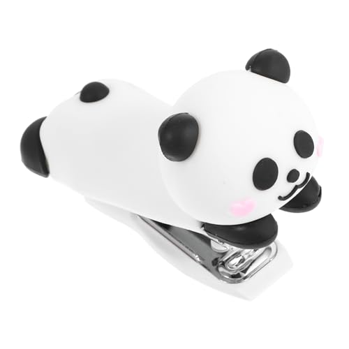 Veemoon Cartoon Panda Hefter Mini-süßer Hefter Manuelle Bürohefter Hefter Der Handheldin Hefter Für Den Schreibtisch Niedlich Kleiner Hefter Handwerkshefter Hefter in Tierform Metall von Veemoon