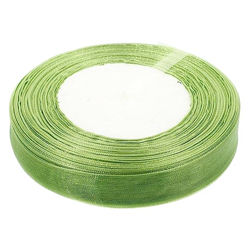 Veemoon Chiffon Geschenkband Abriebfestes Dekoband für DIY Partys und Festlichkeiten Transparente Glatte Textur Feinem für Blumenarrangements und Kreative Bastelprojekte von Veemoon