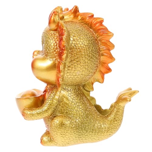 Veemoon Chinesische Drachenfigur Aus Harz Für Das Jahr 2024 – Fengshui Tischdeko Für Das Chinesische Neujahr - Mini-Ornament Mit Yuanbao Perfekte Glücksbringer Für Ihr Zuhause Veemoon Chinesische Drachenfigur Aus Harz Für Das Jahr 2024 – Fengshui Tischdeko Für Das Chinesische Neujahr - Mini-Ornament Mit Yuanbao Perfekte Glücksbringer Für Ihr Zuhause von Veemoon