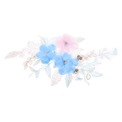 Veemoon DIY Blumenapplikation Großer Stoff Patch für Hochzeitskleider Elegant Bestickt Kleidung Taschen und Bastelprojekten Verarbeitung für Einfaches Veemoon DIY Blumenapplikation Großer Stoff Patch für Hochzeitskleider Elegant Bestickt Kleidung Taschen und Bastelprojekten Verarbeitung für Einfaches von Veemoon