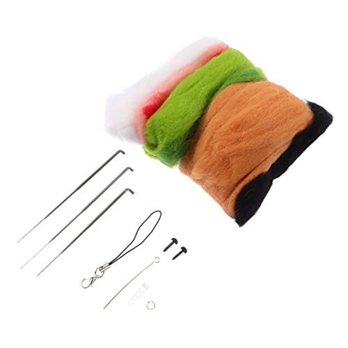Veemoon DIY Filz Bastelset für Nadelfilzen Wollfilz Materialpaket für Handgefertigte Tierdeko Nadel Filzset für Anfänger und Profis als für Deko von Veemoon