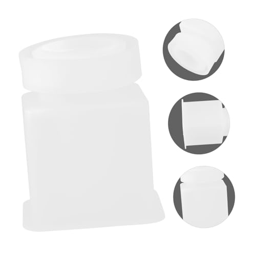 Veemoon DIY Kristall Epoxidharz Silikonform Aufbewahrungsbox Gießform Weiß Flexibel Transparent Sicher Für Originelles Basteln Und Individuelle Lagerung von Veemoon