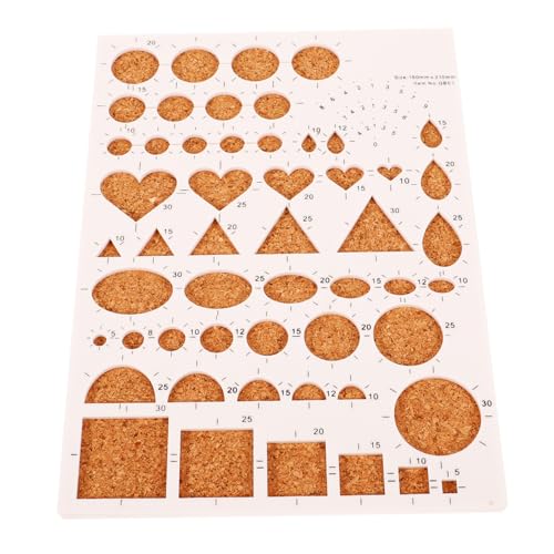 Veemoon DIY Papier Quilling Vorlage Quilling Board Für Bastelarbeiten Hilfestellung Für Papierquilling Projekte Und Scrapbooking Kein Druck Vielseitig von Veemoon