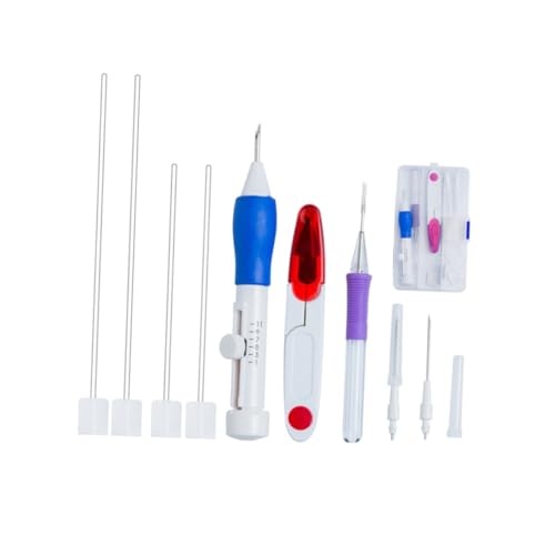 Veemoon DIY Punch Needle Stickerei Langlebiges Embroidery Pen Tool für Anfänger Komfortabler Griff Vielseitig für Textilien Wie Vorhänge Kissen Kleidung für Feine Stickarbeiten und Veemoon DIY Punch Needle Stickerei Langlebiges Embroidery Pen Tool für Anfänger Komfortabler Griff Vielseitig für Textilien Wie Vorhänge Kissen Kleidung für Feine Stickarbeiten und von Veemoon