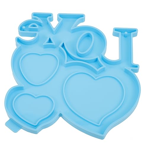 Veemoon DIY Silikonform Herz Foto Rahmen Handgefertigte Valentinstag Gießform Für Heimdekoration Form Für DIY Und Persönliche Fotogestaltung von Veemoon