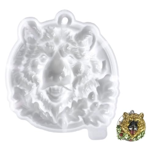 Veemoon DIY Silikonform für Bärenschlüsselanhänger Flexible Wiederverwendbare Epoxidharz Gießform für Tierische Ornamente für Kreative Bastelprojekte und von Veemoon