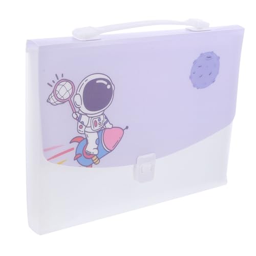 Veemoon Dateihandtasche handhaben Bindemittel Dateiordner erweiterbar Organizer für Papierakten Aktenordner aus Kunststoff Dateien Organizer Akkordeonordner Plastik Blue Zufällige Farbe von Veemoon