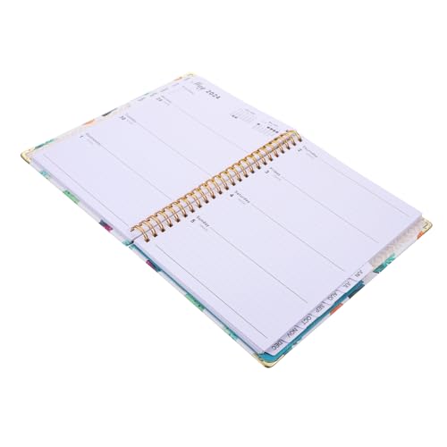 Veemoon Desktop Kalender mit Notizblock und Trennblättern Stabiles Tischkalender Planer für Büro Zuhause und Schule Home Office Schreibtisch Ornament von Veemoon
