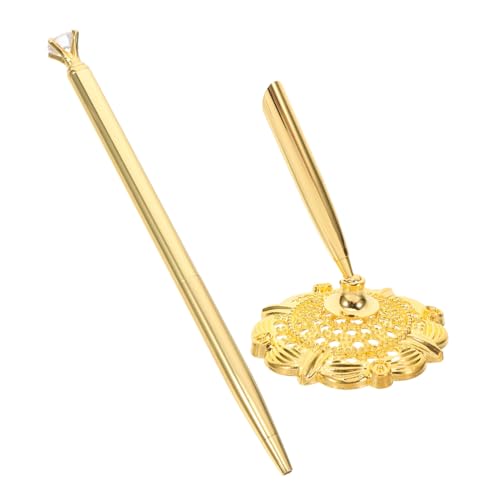 Veemoon Desktop-thekenstift Professioneller Kugelschreiber Unterschriftenstift Des Hotels Kugelschreiber Für Hochzeitsgeschenke Desktop-stift Exquisiter Kugelschreiber Metall Golden Veemoon Desktop-thekenstift Professioneller Kugelschreiber Unterschriftenstift Des Hotels Kugelschreiber Für Hochzeitsgeschenke Desktop-stift Exquisiter Kugelschreiber Metall Golden von Veemoon