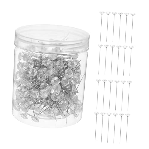 Veemoon Diamantförmige Anstecknadeln Hochzeitsdekorationen für Blumensträuße Corsagen und Haarschmuck DIY Bastelbedarf Langlebig und Elegant von Veemoon