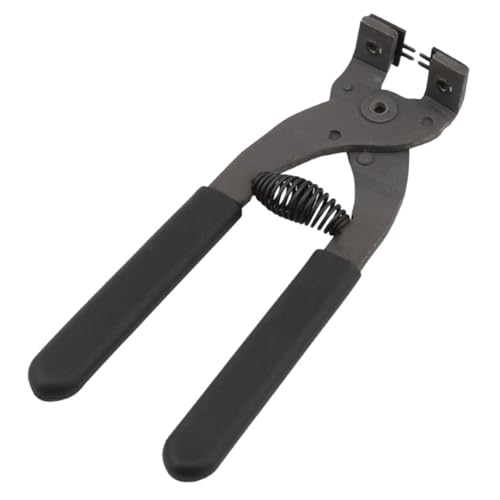 Veemoon Diamond Hole Puncher Lochwerkzeug Aus Metall Lederstanzwerkzeug Für Gürtel Leder Locher Lederschläger Diy Ornament Zubehör Leder Stille Zange Black Kohlenstoffstahl von Veemoon