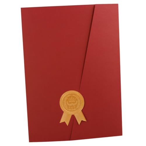 Veemoon Diplomumschlag Präsentationsmappe Weinrot Zertifikatshalter mit Abgerundeten Ecken und Glatten Kanten für Auszeichnungen und Wichtige Dokumente Langlebig und Handlich für Sicheren Veemoon Diplomumschlag Präsentationsmappe Weinrot Zertifikatshalter mit Abgerundeten Ecken und Glatten Kanten für Auszeichnungen und Wichtige Dokumente Langlebig und Handlich für Sicheren von Veemoon