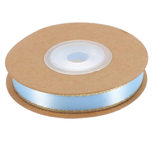 Veemoon Diy Geschenkband mit Dekorativem Design Hochwertiges Blaues Satinband für Kreative Bastelprojekte Geschenkverpackungen und Feierliche Anlässe von Veemoon