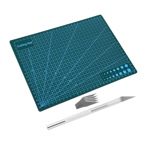 Veemoon Doppelseitige Schneidematte Rutschfeste Bastelunterlage PVC Vielseitig für Kunstprojekte Papierschneiden und Gravieren Skalpell und Klingen Langlebig und Praktisch Veemoon Doppelseitige Schneidematte Rutschfeste Bastelunterlage PVC Vielseitig für Kunstprojekte Papierschneiden und Gravieren Skalpell und Klingen Langlebig und Praktisch von Veemoon